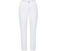 MAC Skinny Fit Jeans mit verkürztem Schnitt Modell 'DREAM SUMMER' in Weiss, Größe 38/28