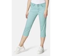 7/8-Jeans STOOKER WOMEN "LIMA Boyfriend Fit Capri", Damen, Gr. 44, Länge 21, blau (aqua sea), Twill, 82% Baumwolle, 17% Polyester, 1% Elasthan, lässig geschnitten 7/8-Länge, Jeans, Boyfriend Fit Casua