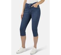7/8-Jeans STOOKER WOMEN "Tahiti Denim Capri Slim Fit", Damen, Gr. 40, blau (blau denim), Denim/Jeans, 84% Baumwolle, 14% Polyester, 2% Elasthan, eng 7/8-Länge, Jeans, Capri Slim Fit Casual Clean Wash 