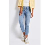 STREET ONE Damen A379416 Slim Fit Jeans, Light Blue Wash, 32W / 26L