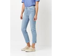 7/8-Jeans TONI, Damen, Gr. 34, N-Gr, blau (summer blau), Denim/Jeans, Obermaterial: 92% Baumwolle, 6% Polyester, 2% Elasthan, unifarben, 7/8-Länge, Jeans 7/8-Jeans, geschlitzt, mit Stretch (36294841-3