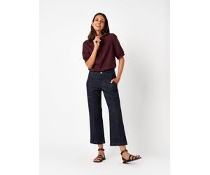 7/8-Jeans TONI, Damen, Gr. 44, N-Gr, blau rinsed, Denim/Jeans, Obermaterial: 97% Baumwolle, 3% Elasthan, unifarben, regular fit lang, Jeans, mit Stretch und im Cargo-Stil (81321651-44) blau rinsed