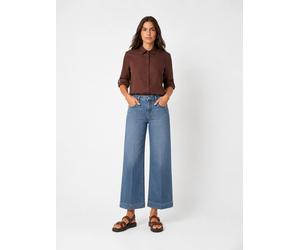 7/8-Jeans TONI, Damen, Gr. 44, N-Gr, blau (summer bleached used), Denim/Jeans, Obermaterial: 97% Baumwolle, 3% Elasthan, regular fit 7/8-Länge, Jeans, / Culotte, Regular-Fit, Stretch (51525531-44) sum