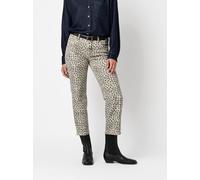 7/8-Jeans TONI "Ella Cropped", Damen, Gr. 42, N-Gr, reed, Denim/Jeans, Obermaterial: 90% Baumwolle, 7% Polyester, 3% Elasthan, bedruckt, regular fit 7/8-Länge, Jeans, mit Leoparden Print (53504919-42)