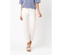 7/8-Jeans TONI "Perfect Shape 7/8", Damen, Gr. 38, N-Gr, sanftes weiß, Denim/Jeans, Obermaterial: 79% Baumwolle, 11% Polyester, 8% Lyocell, 2% Elasthan, unifarben, slim fit 7/8-Länge, Jeans 7/8-Jeans,