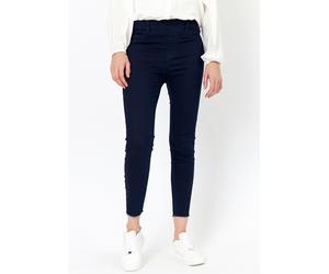 7/8-Jeggings SOYACONCEPT "SC-NADIRA 1-B", Damen, Gr. 36, N-Gr, blau (navy), Denim/Jeans, Obermaterial: 69% Baumwolle, 28% Polyester, 3% Elasthan, unifarben, skinny fit knöchelfrei, Hosen 5-Pocket-Hose