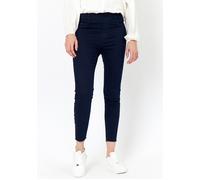 7/8-Jeggings SOYACONCEPT "SC-NADIRA 1-B", Damen, Gr. 46, N-Gr, blau (navy), Denim/Jeans, Obermaterial: 69% Baumwolle, 28% Polyester, 3% Elasthan, unifarben, skinny fit knöchelfrei, Hosen 5-Pocket-Hose