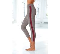Bench. 7/8-Leggings, mit Kontrastfarben seitlichem Tape 40/42, N-Gr rot Damen Leggings Hosen 7/8-Leggings 40/42, N-Gr kariert, rostrot
