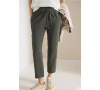 7/8 Mid Waist Slim Leg Hose im Casual Fit