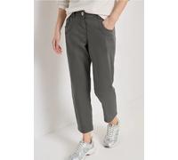 Culotte CECIL, Damen, Gr. 30, Länge 26, clear khaki, Web, 96% Baumwolle, 4% Elasthan, unifarben, comfort fit 7/8-Länge, Hosen Culotte, Middle Waist (15639459-30) clear khaki