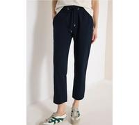7/8 Mid Waist Slim Leg Hose im Casual Fit