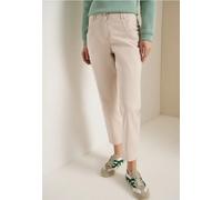 Culotte CECIL, Damen, Gr. 29, Länge 26, grain beige, Web, 96% Baumwolle, 4% Elasthan, unifarben, comfort fit 7/8-Länge, Hosen Culotte, Middle Waist (18315606-29) grain beige