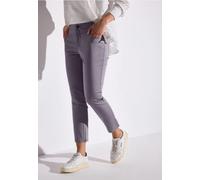 Street One Frauen 7/8-Satinhose in Lila, Gr: 36