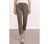 7/8 Slim Leg Hose im Satin-Look