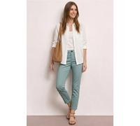 7/8 Slim Leg Hose im Satin-Look