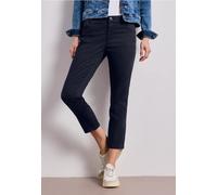 7/8 Slim Leg Hose im Satin-Look