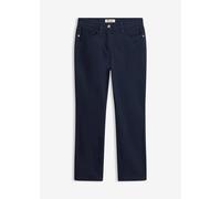 Stretch-Hose BONPRIX, Damen, Gr. 48, N-Gr, dunkelblau, Web, Obermaterial: 97% Baumwolle, 3% Elasthan, festlich, slim fit, Hosen, 7/8-Länge, schmale Passform, aus überwiegend Baumwolle (61615765-48) du
