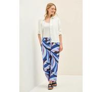 CECIL Damen B379445 Twill-Hose mit Struktur, Urban Navy Blue, XL / 26L