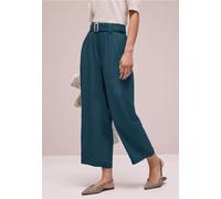 7/8 Wide Leg Hose mit Gürteldetail
