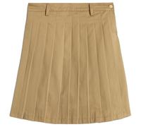 7 For All Mankind Female Pleated Midi Twill Sand Storm Skirt, Beige, 31W EU