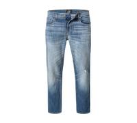 7 for all mankind Jeans Herren Tapered Fit Baumwoll-Stretch blau, 31/34