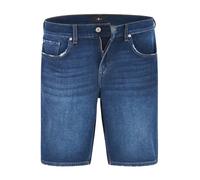 7 for all mankind Jeansshorts Herren Jeansshorts Baumwoll-Stretch blau, 36