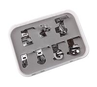 7-teil. Nähfuß Set Einfass- u. Säumerkit nieder zum Anschrauben