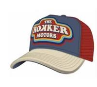 70's Trukker Basecap (Dunkelblau/Rot/Beige)