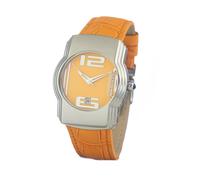 7279m07ac Orange Lederarmbanduhr Einheitsgröße