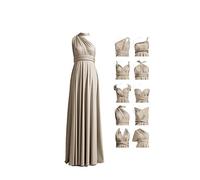 72styles Infinity Brautjungfernkleider,Abendkleid Damen lang,Wickelkleid | Abendkleider elegant für Hochzeit, Multiway Kleid mit Bandeau, Hochzeitsgast, Abschlusskleid, Ballkleid