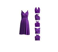72styles Infinity Kleid kurz,Wickelkleid & Brautjungfernkleider für Damen | Abendkleid mit Bandeau,Elegantes kurzes Multiway- als Brautjungfern-, Cocktail- oder Abschlusskleid und für Hochzeitsgäste