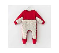 (73cm,Red White)Baby Boys Girls Cleaning Mop Romper Baby Mop Clothes Long Sleeve Crawling Clothes Jumpsuit Cotton Infant Mop Suit GuanGuan