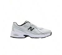 740 Herren Casual Sportschuhe Weiß / Silber Metallic / Schwarz U740NW2