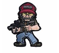 75mm John Hitman Range Stickerei Moral Patch für IPSC Jäger Sportschützen mit Hakenklett für EDC Rucksack Cap WEste usw