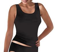 772 Pompadour "Passion" Achselhemd Makobaumwolle Gr 38-50 im 3er Pack (38, 1 schwarz)