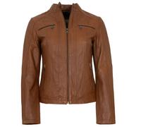 7eleven - Damen Lederjacke Lammnappa cognac : 42