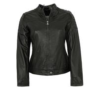 7eleven - Damen Lederjacke Lammnappa schwarz : 46