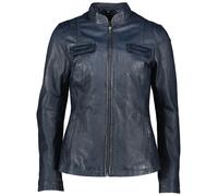 7eleven Lederjacke "Flaviana" in Dunkelblau - Größe 40 | Damenjacken