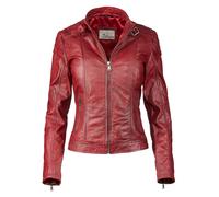 7eleven Lederjacke in Rot - Größe 46 | Damenjacken