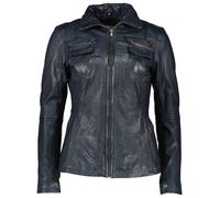 7eleven Lederjacke "Minsa" in Dunkelblau - Größe 42 | Damenjacken