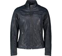 7eleven Lederjacke "Sevana" in Dunkelblau - Größe 34 | Damenjacken