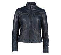 7eleven Lederjacke "Sevia" in Dunkelblau - Größe 42 | Damenjacken