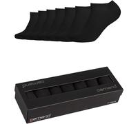 7er Pack camano Comfort BCI Baumwoll Sneakersocken 9999 - black 35-38