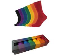 Socken CAMANO "comfort", Damen, Gr. 43-46, rainbow, Baumwolle, Elasthan, Polyamid, normal, Socken Socken, in langer Form, mit Geschenkbox (96943863-43) rainbow