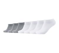 7er Pack camano Soft Bio-Baumwoll Sneakersocken 0001 - white 47-49