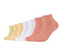 7er Pack camano Soft Bio-Baumwoll Quarter Socken 2740 - canyon sunset 35-38