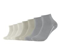 7er Pack camano Soft Bio-Baumwoll Quarter Socken 9307 - griffin 43-46
