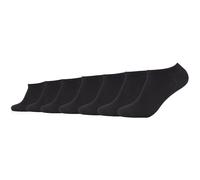 7er Pack camano Soft Bio-Baumwoll Sneakersocken 0005 - black 47-49
