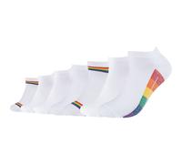 Sneakersocken mit Kontrast-Details im 3er-Pack 43/46 men Weiss