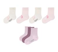 7er Pack camano Soft Bio-Baumwolle Baby-Socken 1201 - offwhite 19-22